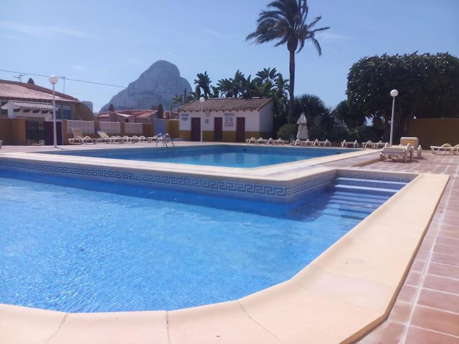 Bungalow In Calpe - Swimming Pool And Tennis Court Exterior foto